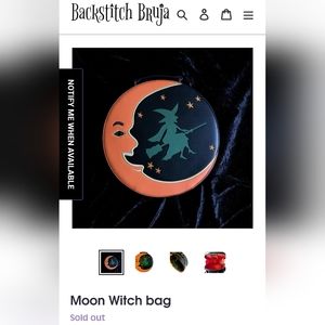 Backstitch Bruja Moon Witch Bag